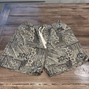 Nat Nast Swim Boardshorts Adult LTrunks Bathing Suit Pool Mens